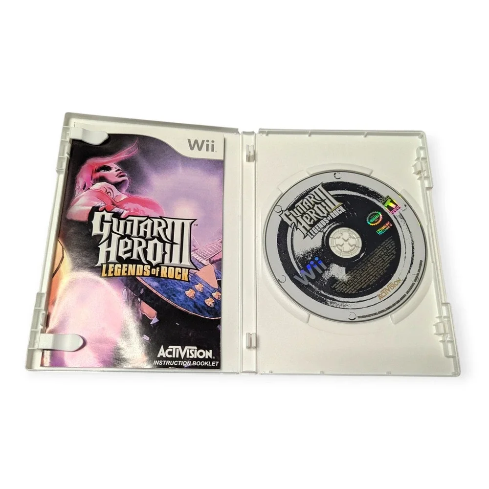 Guitar Hero III Legends of Rock Nintendo Wii Game CIB Activision Slash 2007
